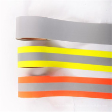 Fluorescent Orange Silver High Visibility Flame Retardant Reflector Roll Reflective Tape for Security Workwear